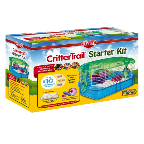 Kaytee Crittertrail Starter Kit (11.45h x 5.79l x 16.93w, MULTI)