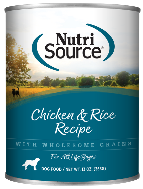 NutriSource® Adult Chicken & Rice Formula Healthy Wet Dog Food