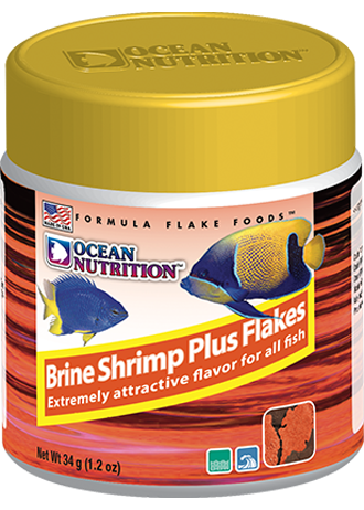 Ocean Nutrition Brine Shrimp Plus™ Flakes Fish Food (1.2 oz (34 g))
