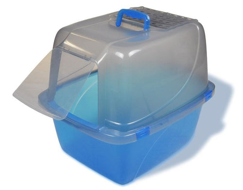 Van Ness Translucent Enclosed Cat Litter Pan