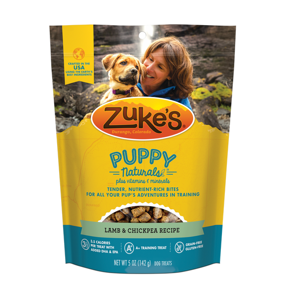 Zukes Puppy Naturals Grain Free Lamb and Chickpea Dog Treats