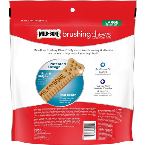 Milk-Bone Original Daily Dental Brushing Chews for Large Dogs