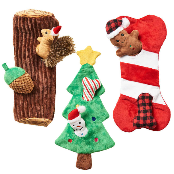 Ethical Pet Spot Holiday Puzzle Toys Assorted Dog Toy (Assorted)