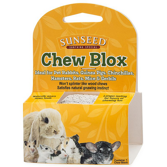 SUN SEED SMALL ANIMAL CHEW BLOX SINGLE (1 oz)