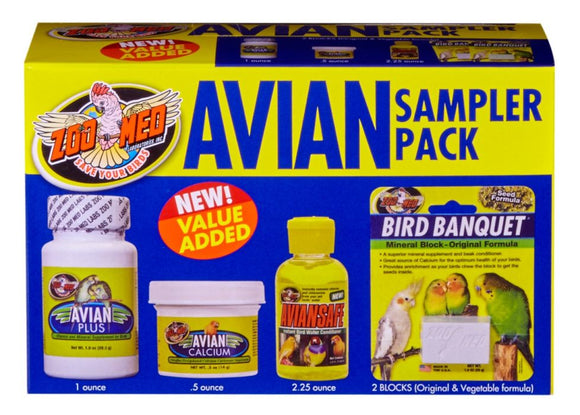 Zoo Med Avian Sampler Pack (4 Pack)