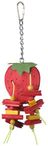 A&E Happy Beaks Small Strawberry Bird Toy