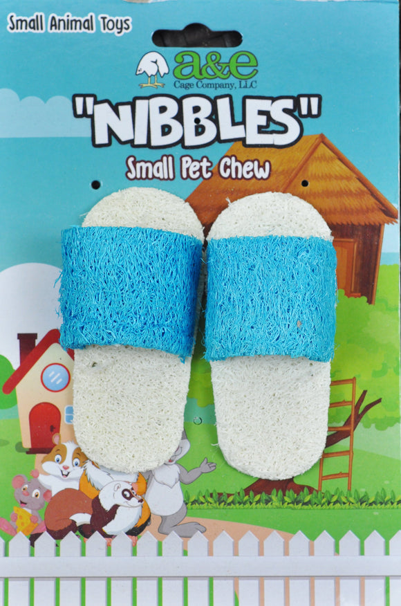 A&E Cage Company Nibblers Loofah Sandals