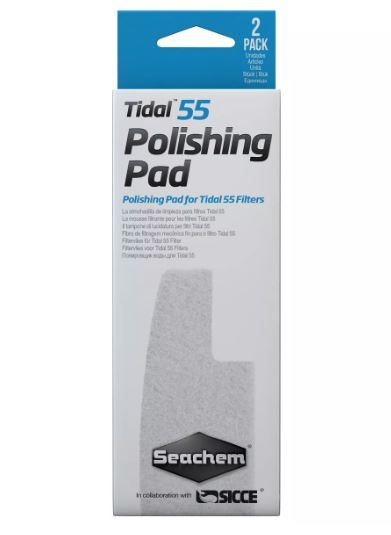 Seachem Laboratories Tidal Polishing Pad For Tidal 55 Filters (2 Pack)