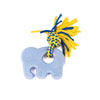 ZippyPaws ZippyTuff Teetherz - Elliot the Elephant (7 x 4 x 0.5 in)