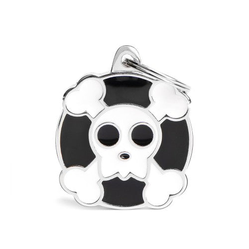 MyFamily Charms Big Skull ID Tag