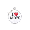 MyFamily Charms Small I Love Mom ID Tag