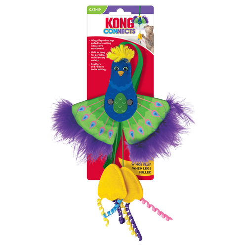 KONG Connects Peacock Cat Toy (One Size)