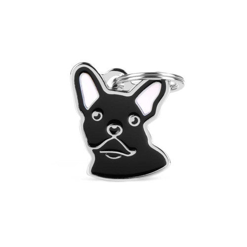 MyFamily Friends Black French Bulldog ID Tag