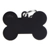 MyFamily ID Tag Basic Collection Bone XL Black in Aluminium