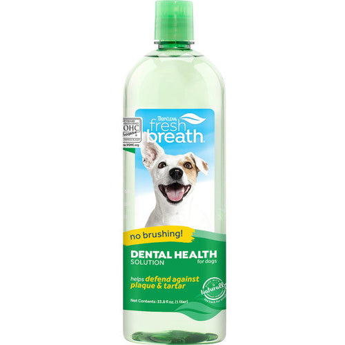 TropiClean Fresh Breath Dental Health Solution for Dogs