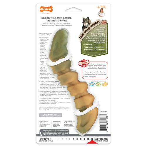 Nylabone Power Chew Gator Tail Alternative Chew Toy for Dogs