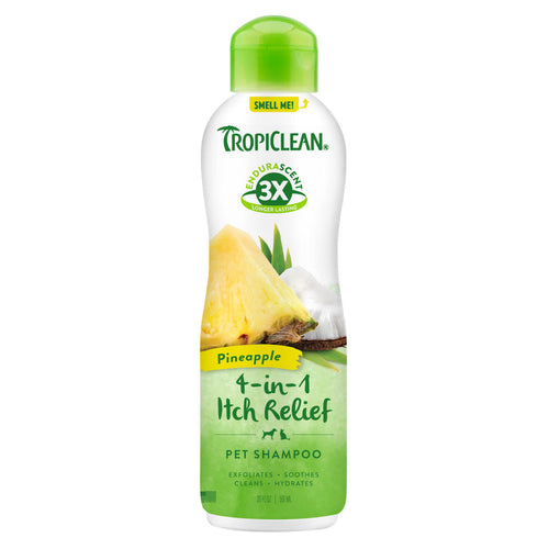 TropiClean EnduraScent™ Pineapple Itch Relief Pet Shampoo