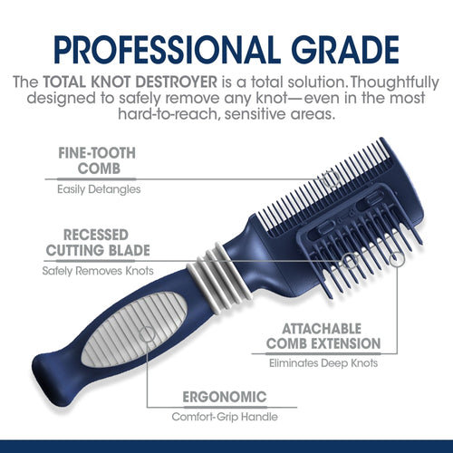 Four Paws Magic Coat Professional Series Total Knot Destroyer Dog Knot Remover