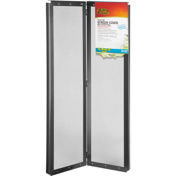 Zilla Fresh Air Screen Cover with Center Hinge (48X13 INCH)