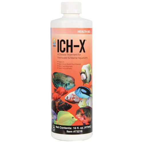 AQUARIUM SOLUTIONS ICH-X ICH & FUNGAL TREATMENT (16 OZ)