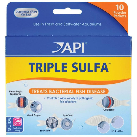 API TRIPLE SULFA POWDER PACKETS (10 PACK)