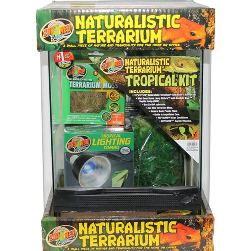 NATURALISTIC TERRARIUM TROPICAL KIT (12X12X18 IN)