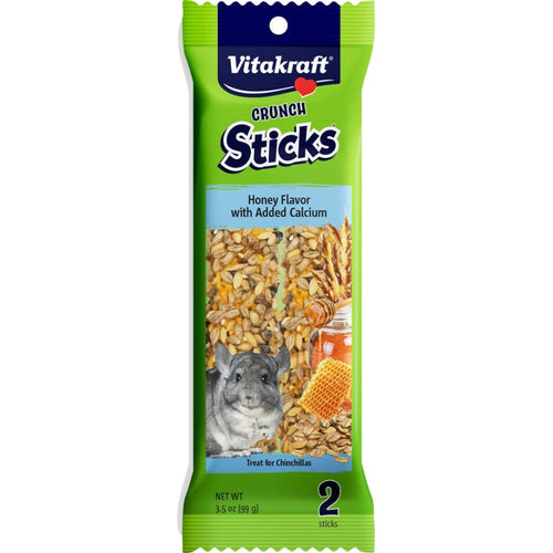 CRUNCH STICKS W/ADDED CALCIUM FOR CHINCHILLAS (3.5 OZ/2 PACK)