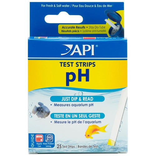 API PH TEST STRIP FRESH/SALT WATER (25 COUNT)