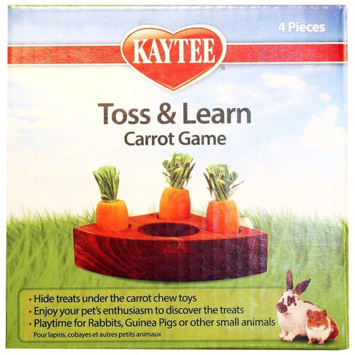 KAYTEE CARROT TOSS & LEARN GAME (4 PC)