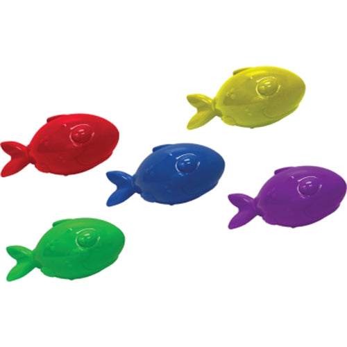 MULTIPET RUFF ENUFF LOBBERZ RUBBER FISH (7 IN)