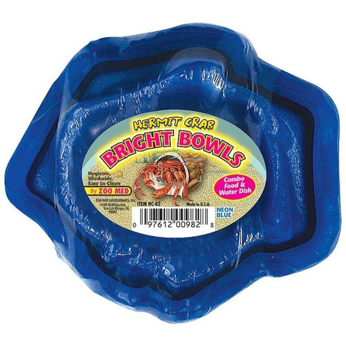 Zoo Med Hermit Crab Bright Bowls (BLUE)