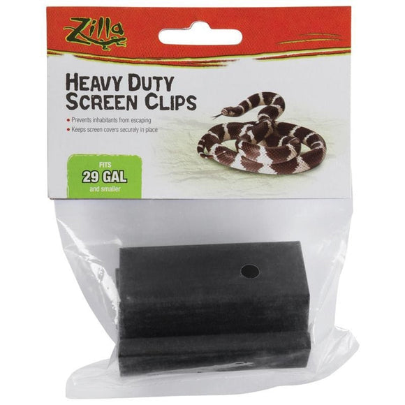 Zilla Heavy Duty Screen Clips (30+ GALLON)