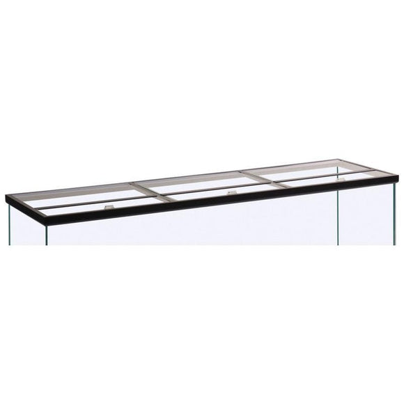 MARINELAND GLASS CANOPY FOR RECTANGULAR AQUARIUMS HINGED (48X18 INCH)