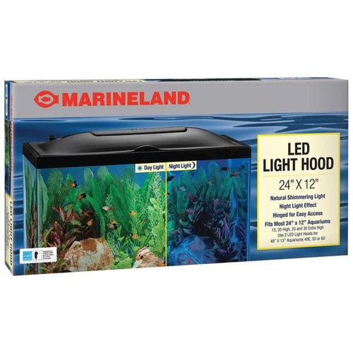 MARINELAND LED AQUARIUM HOOD 24X12 INCH Noah s Ark Pet Shop