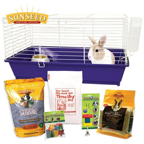 Ware Home Sweet Home Complete Kit For Pet Rabbits (28X17X15.5 INCH, Assorted)