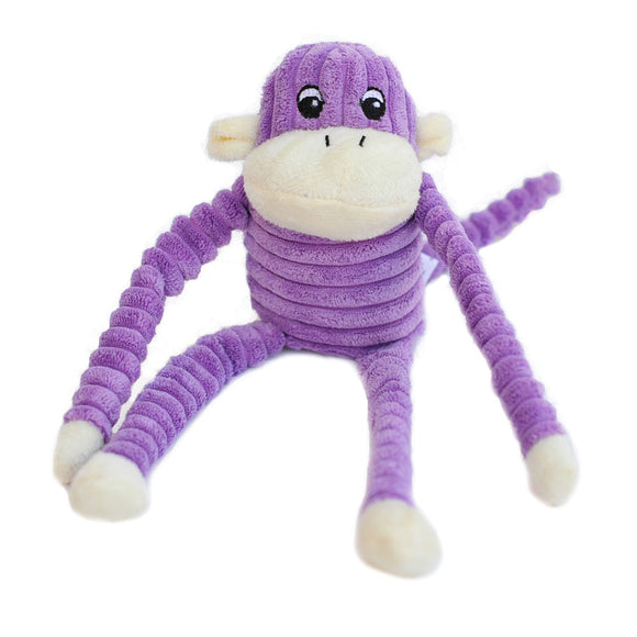 ZippyPaws Spencer the Crinkle Monkey (Small Purple)