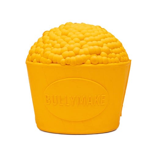 Bullymake Popcorn Bucket Dog Toy (Built for dogs 20-180lbs)