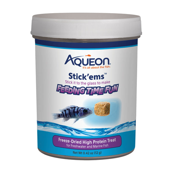 Aqueon Stick'ems Freeze-Dried High Protein Treat