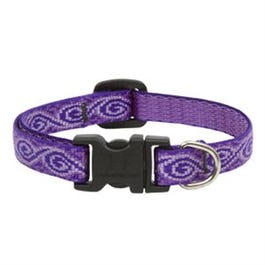 Dog Collar, Adjustable, Jelly Roll, 1/2 x 8 to 12-In.