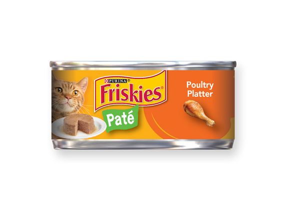 Friskies Pate Poultry Platter Canned Cat Food