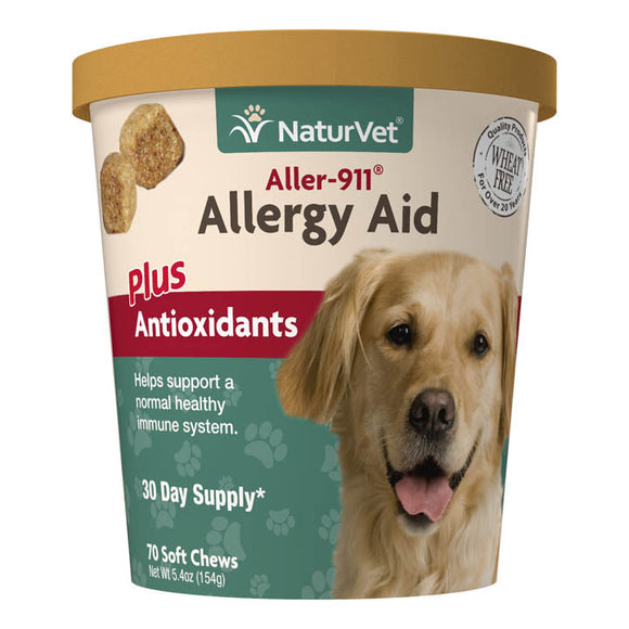 NaturVet Aller-911® Allergy Aid Soft Chews (70 Ct)