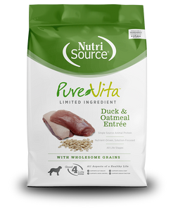 NutriSource® PureVita™ Limited Ingredient Duck & Oatmeal Entrée