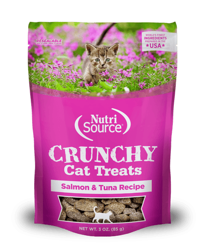 NutriSource® Crunchy Cat Salmon & Tuna Treats