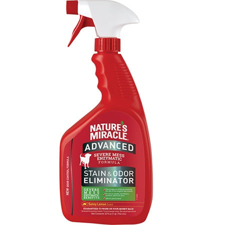 Nature's Miracle Advanced Stain and Odor Eliminator - Sunny Lemon Scent (32-oz)