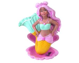 Penn-Plax Penn-Plax Mermaid Barbie™ Friend Aquarium Ornament on a Shell Base