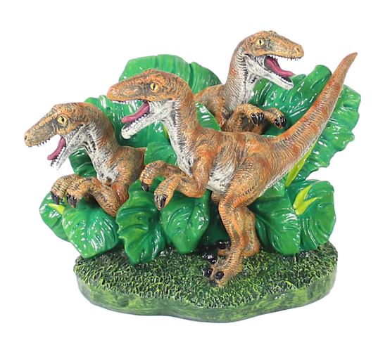 Penn Plax Jurassic Park Velociraptor Aquarium Ornament