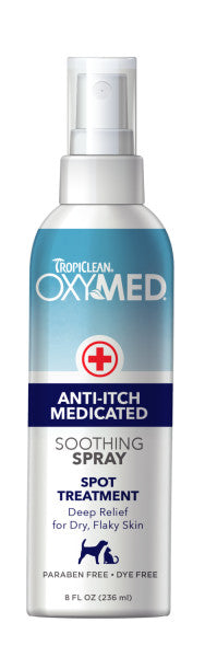 TropiClean OxyMed Medicated Anti itch Spray for Pets (8-oz)