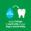 TropiClean Fresh Breath No Brushing Clean Teeth Dental & Oral Care Gel for Dogs (2 oz)