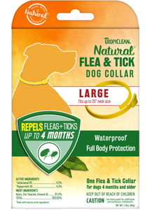 TropiClean Natural Flea & Tick Repellent Collar