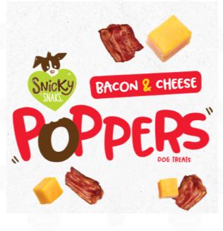 Snicky Snaks Poppers Bacon And Cheese